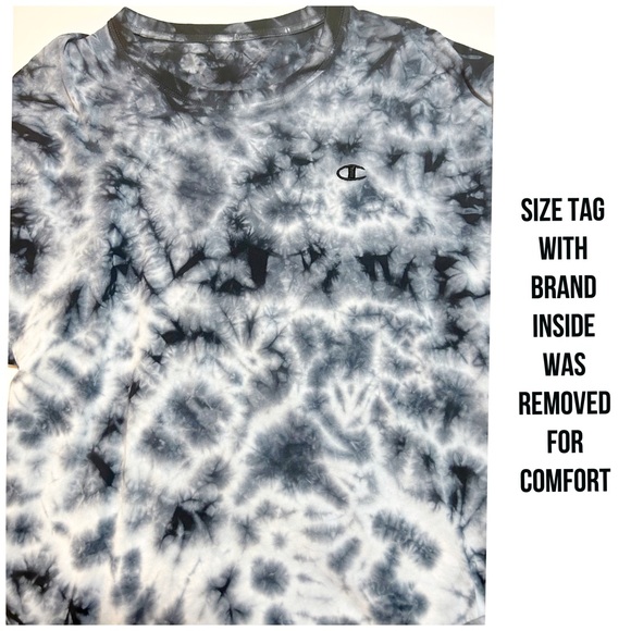 Champion, Unisex Tye Dyed Crew Neckline Short Sleeve Tee Shirt, 1X - Picture 5 of 5